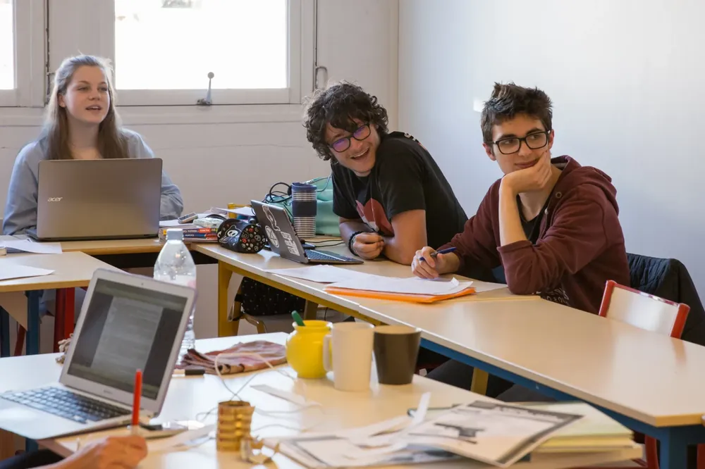 Classe collège Montessori Athéna